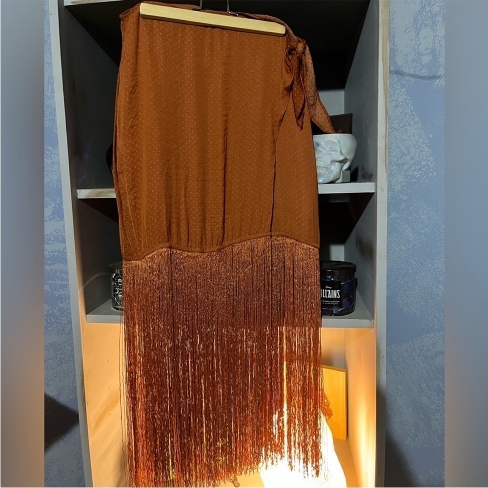 🛍Bundle sale🛍Orange fore women’s skirt wrap style size small - Picture 6 of 10